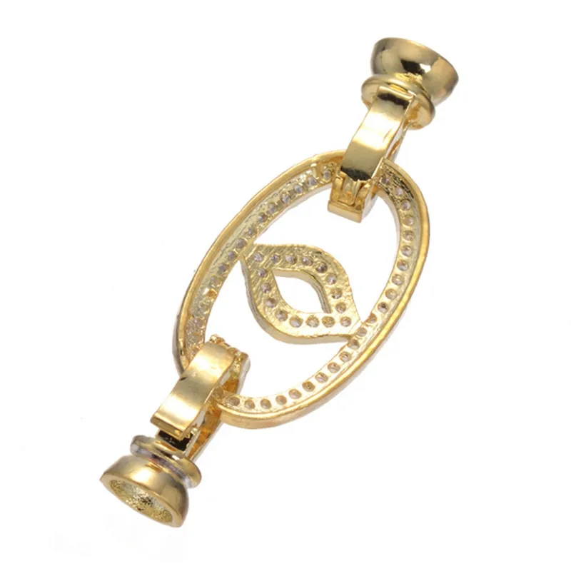 Модные микро проложить CZ горный хрусталь ювелирных изделий конечные бусины