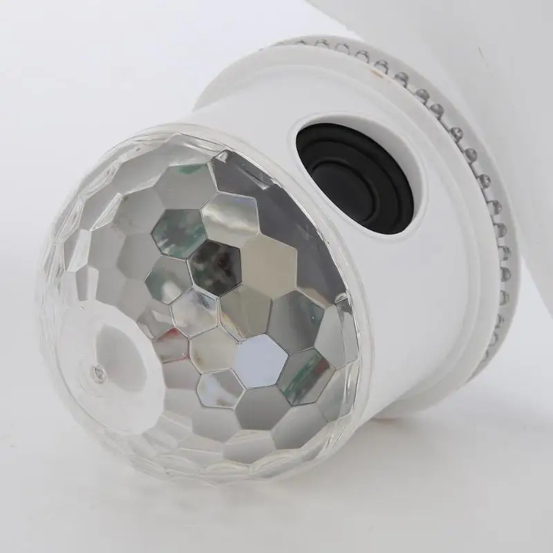 48LED E27 Красочный Bluetooth волшебный шар светильник, вращающийся на солнце светильник, умный сабвуфер, перекрестный голосовой контроль, Bluetooth светильник