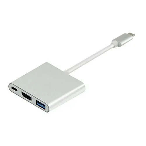 USB 3 1 Type-C к HDMI адаптер 4K 0 концентратор с зарядным портом для Apple Новый Macbook Chromebook Pixel