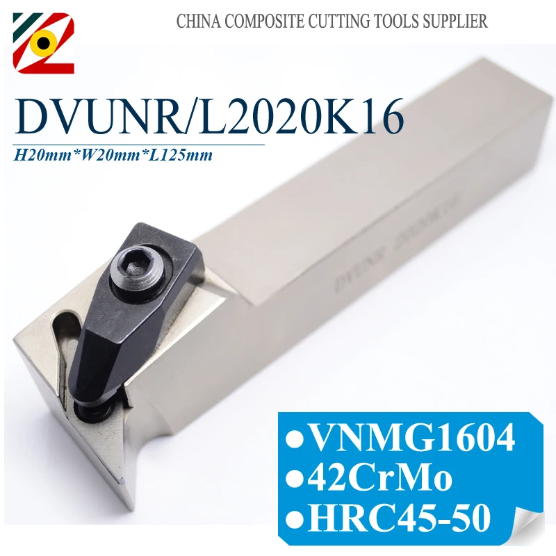 EDGEV держатель инструмента DVUNR2020K16 DVUNL2020K16 DVUNR DVUNL CNC металлический токарный станок