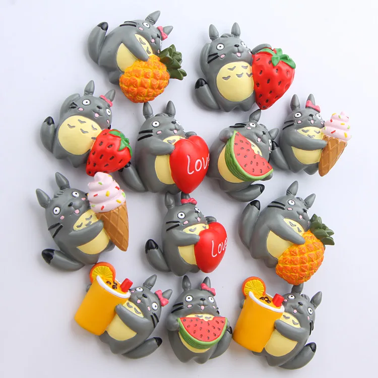 Холодильник Miyazaki Anime мой сосед тоторо (6 шт./лот)|totoro toys|fridge matfridge cooler |