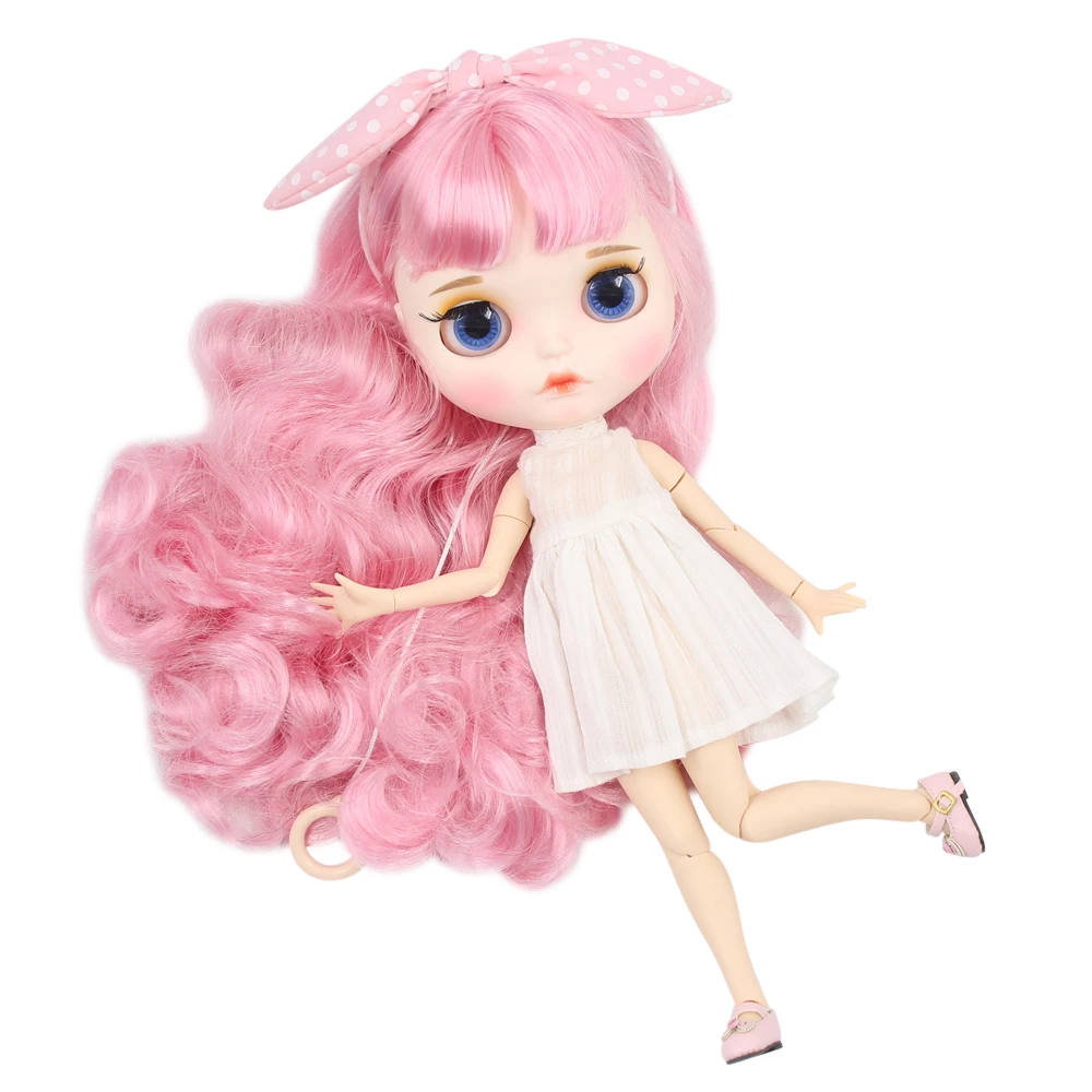 Кукла Blyth ICY DBS с белой кожей шарнирное тело новое матовое лицо милые розовые