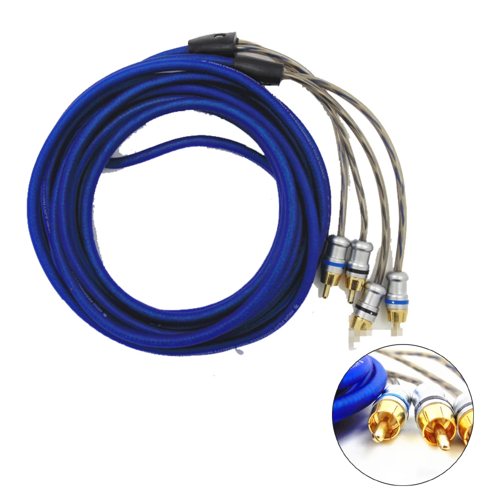 

Speaker cacle subwoofer Converter amplifier subwoofer Audio Cable TV DVD Amplifier RCA to 2 RCA