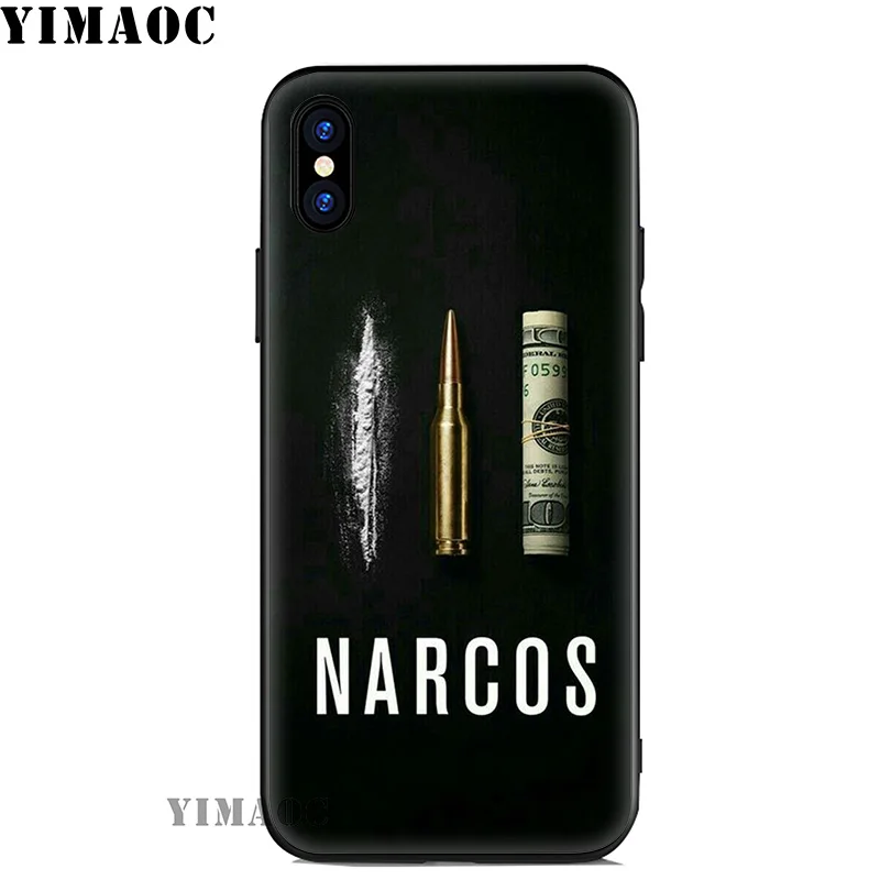 YIMAOC La Plata o Plomo Narcos Soft Silicone Case for iPhone 11 Pro Xr Xs Max X or 10 8 7 6 6S Plus 5 5S SE Cover |
