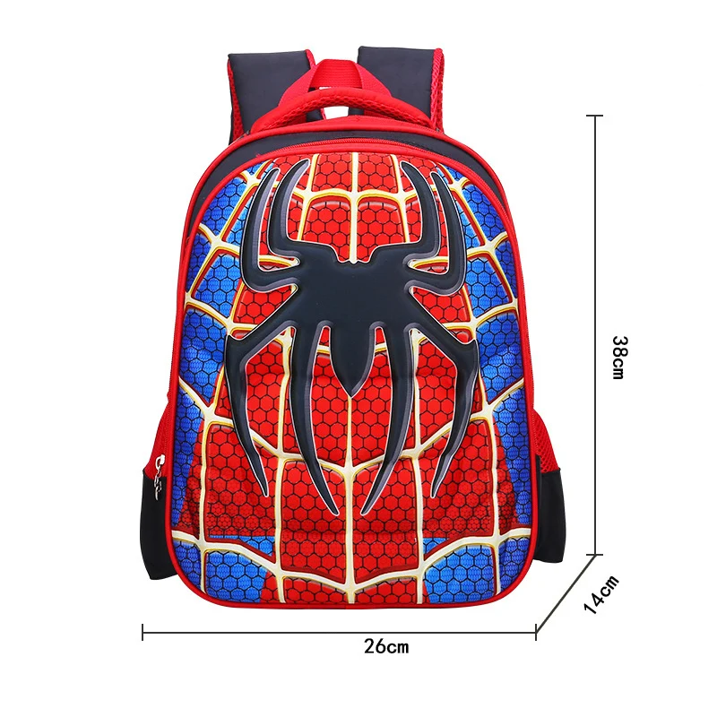 spider man MVK Мстители 4 Капитан Америка ученики начальной школы школьные сумки мальчиков рюкзаки для подростков детская сумка Mochila - Цвет: spider man