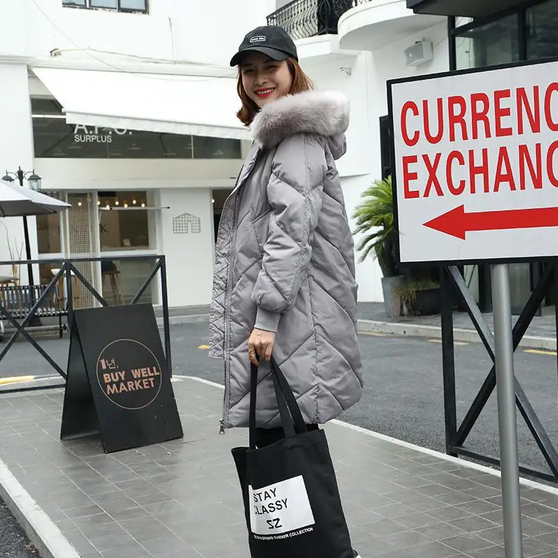 Осень 2017 г. зимняя куртка Для женщин Мужские парки для пальто Модные женские Пух с