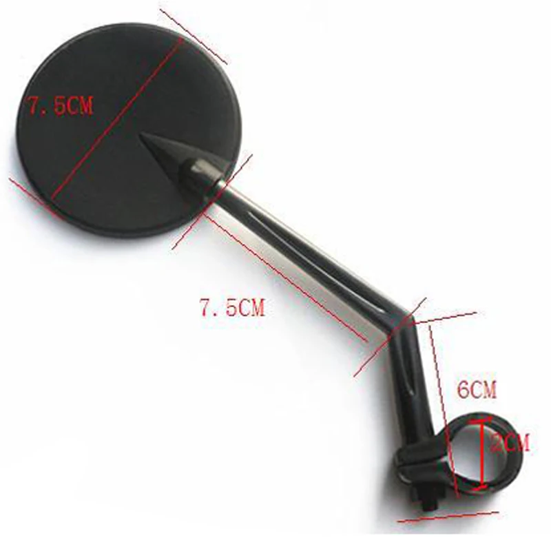 Handlebar Rear View Glass Mirror for Xiaomi Mijia M365 Electric Scooter Cycling Back Sight Reflector Angle Adjustable Mirrors | Спорт и