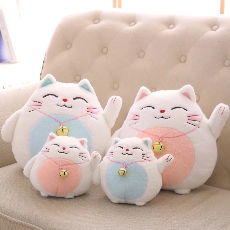 Плюшевая игрушка Lucky Cat японская аниме экшн фигурка счастливой кошки приносит