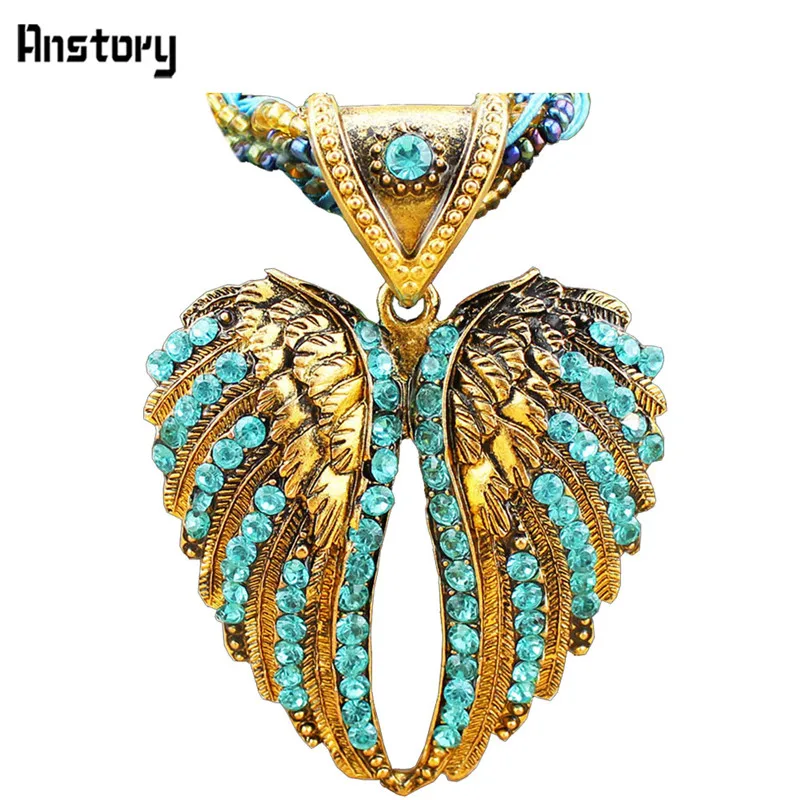 Модные украшения Ретро Ремесло Античная бронзовая покрытием Милет сеть