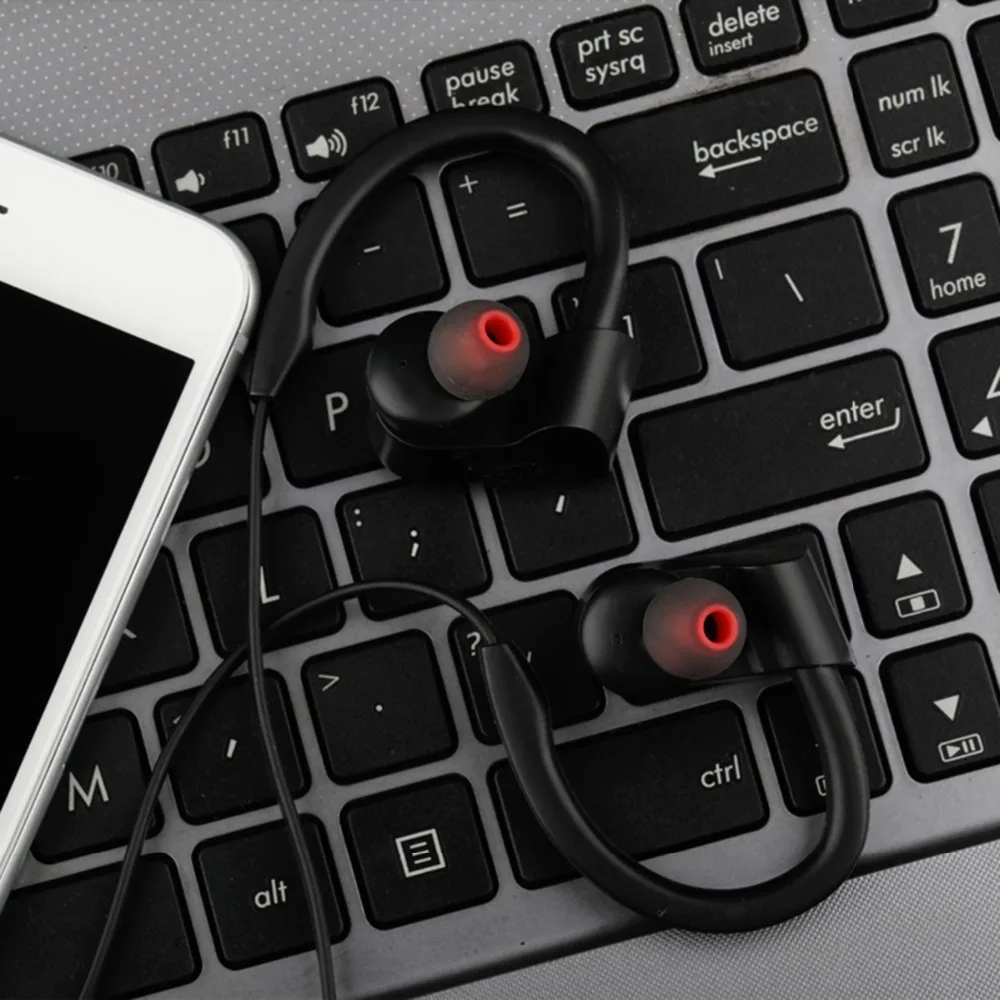Беспроводные Bluetooth-наушники SOONHUA с ушным крючком водонепроницаемые спортивные