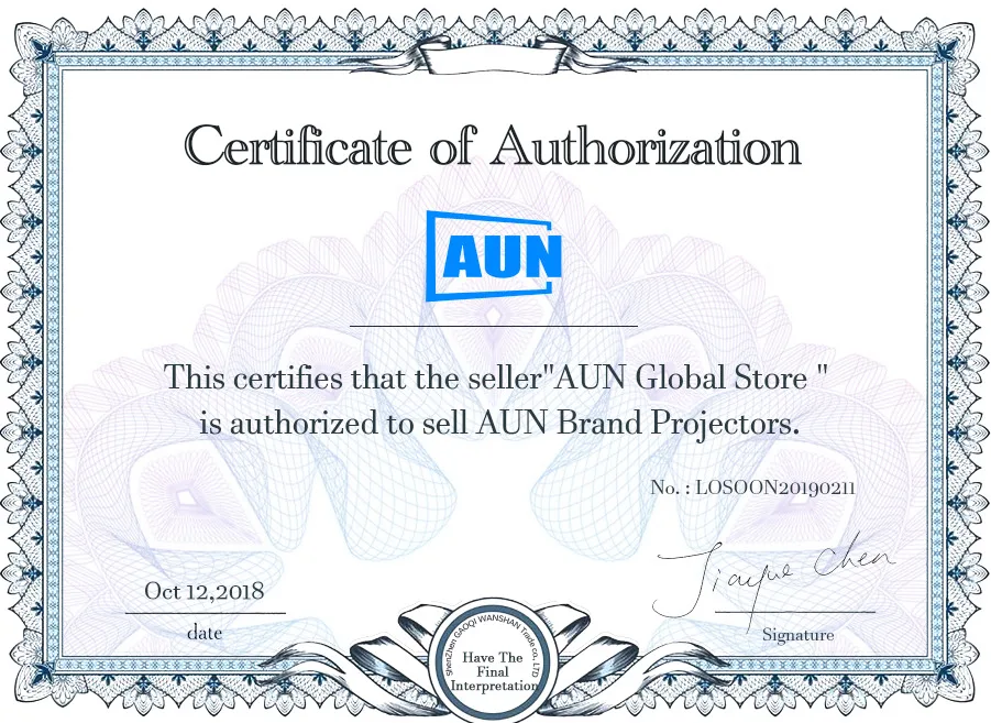 Бренд AUN 3D проектор, разрешение 1280x720. Аккумулятор мАч, Android wifi. Мини-проектор для домашнего кинотеатра, офиса. 1080 P, 4 K, D8S