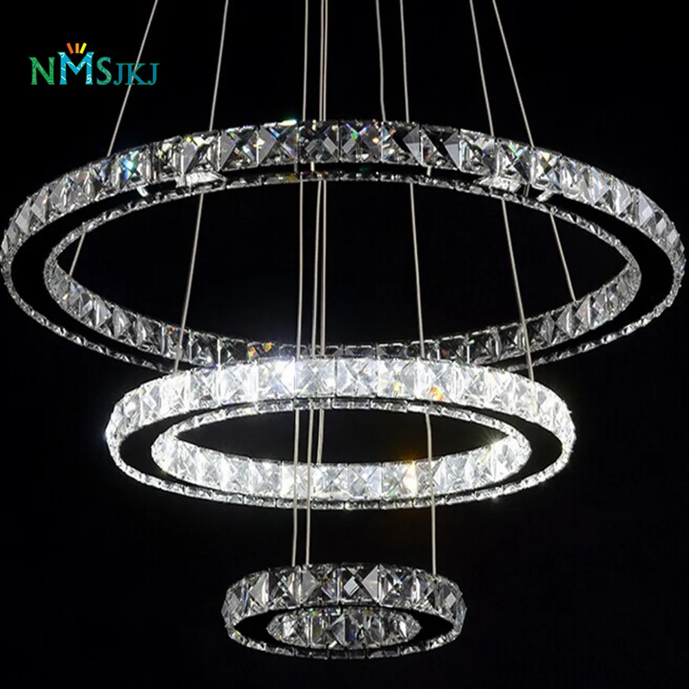 Современная светодиодная хрустальная люстра светильник для гостиной столовой