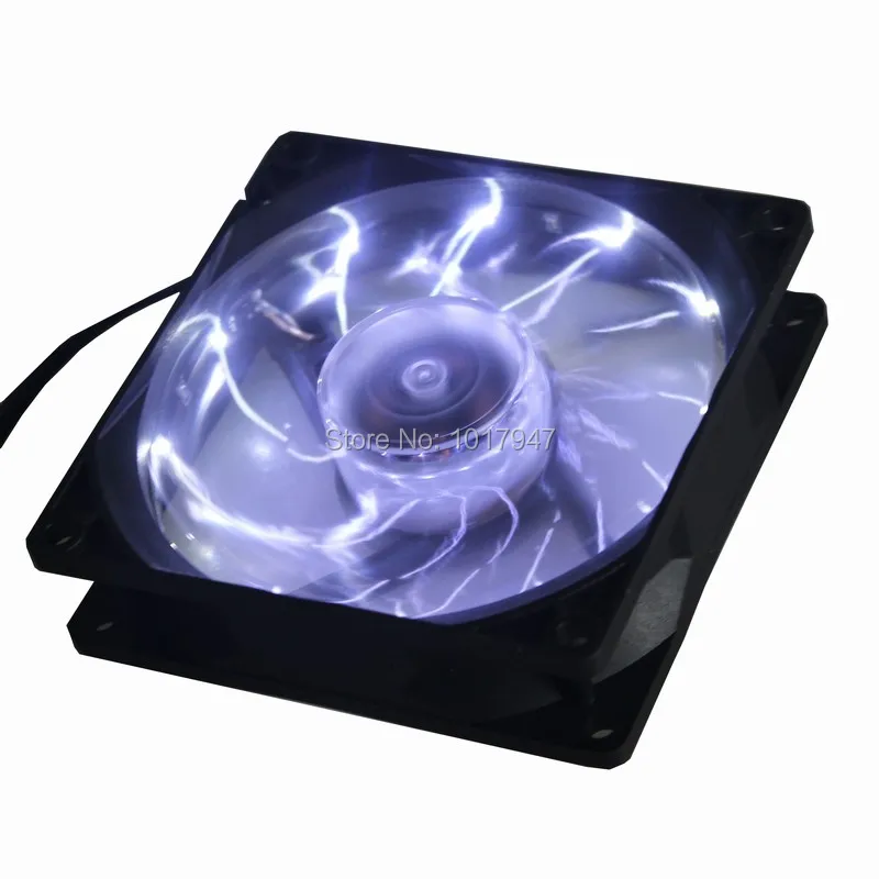 Светодиодный вентилятор охлаждения Gdstime для компьютера 2 шт./набор белый 9225 90 9 см