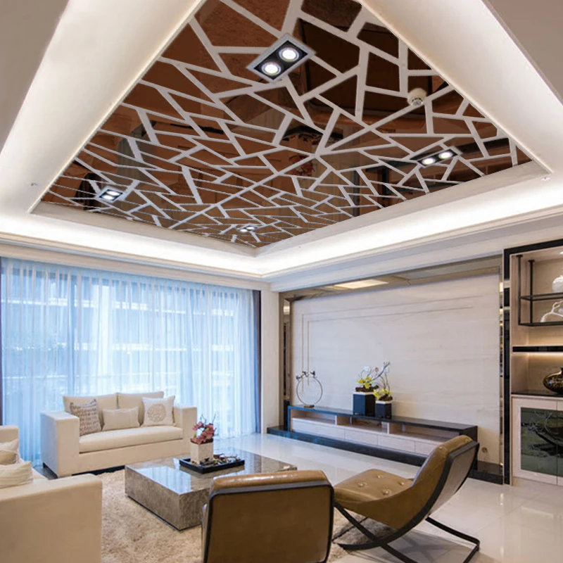 Акриловая наклейка домашний Декор Зеркало Эффект на стену искусство 3d настенные