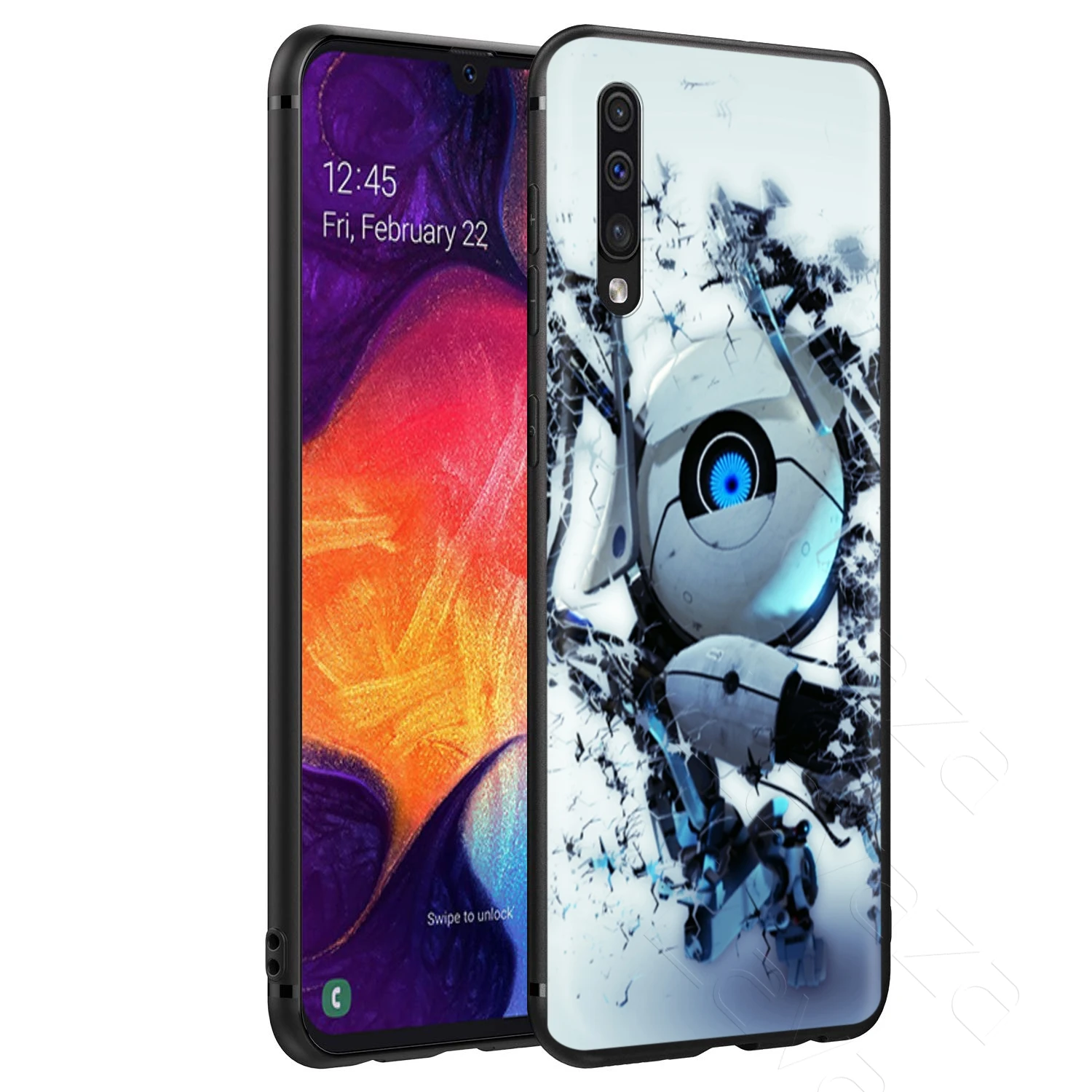 Lavaza Portal 2 Case for Samsung Galaxy S6 S7 Edge J6 S8 S9 S10 Plus A3 A5 A6 A7 A8 A9 Note 8 9 |