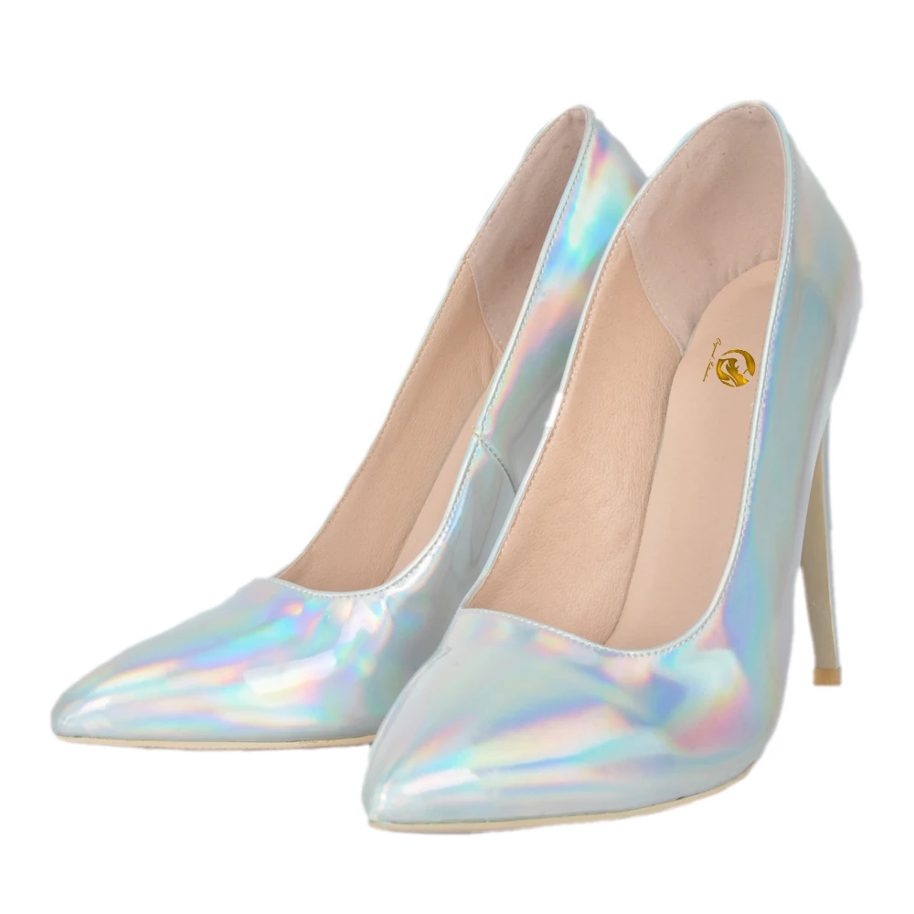 Женские туфли лодочки с острым носком на тонком высоком каблуке разные цвета