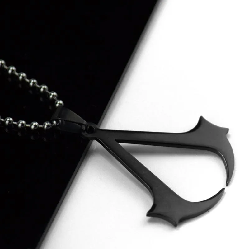 Бесплатная доставка 1 шт. Очаровательная аниме подвеска черные ожерелья подвески