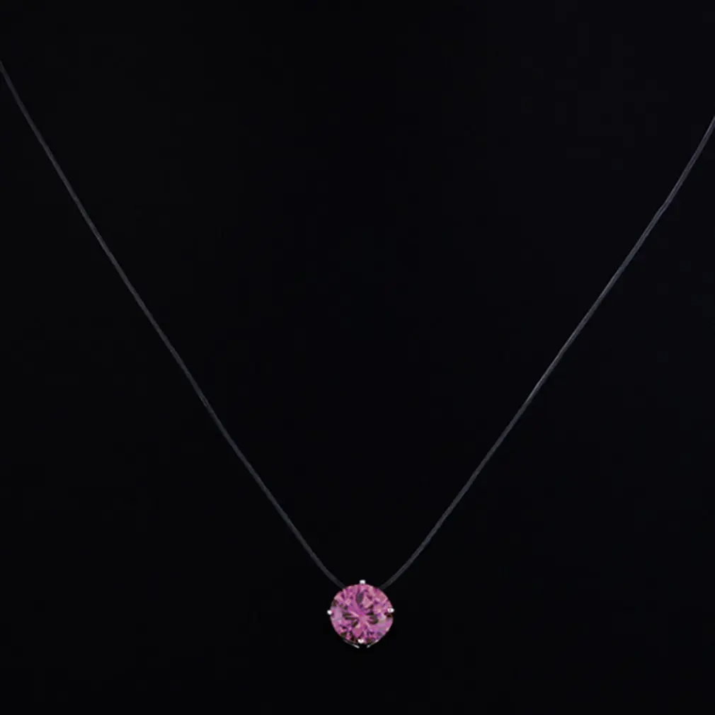 Подвеска в форме камня золотого и серебряного цвета ожерелье цепочка модная