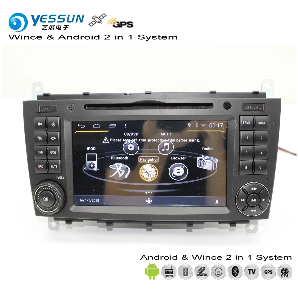 YESSUN для Mercedes Benz CLC CL203 2008~ 2010 android-автомобиля радио-cd-dvd-плеер gps Navi навигация Карты ТВ Экран мультимедиа