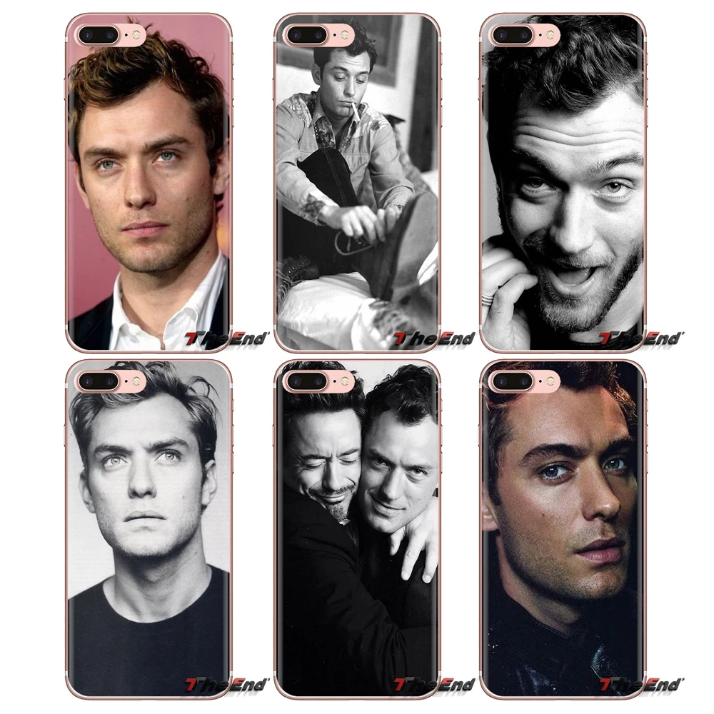 Прозрачные мягкие чехлы Jude Law South London для Samsung Galaxy A3 A5 A7 A9 A8 Star A6 Plus 2018 2015 2016 2017 |