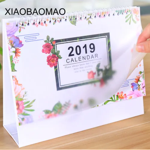 2019 настольный календарь Еженедельный планировщик Ежемесячный план чтобы
