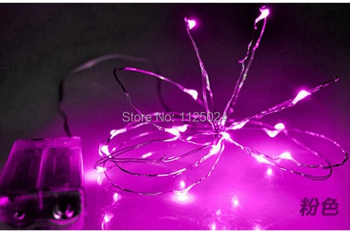 Новинка 3 м 30 светодиодов батарея мини LED медная проволока гирлянда сказочные