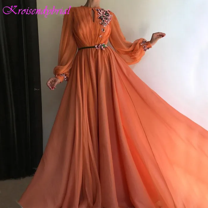 as picture DZW755 vestidos de fiesta de noche шифоновое платье для выпускного вечера, вечерние платья, длинное вечернее платье, robe de soiree abiye gece elbisesi - Цвет: as picture