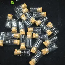 300 шт./лот 10x18 мм diy маленькие прозрачные пустые флаконы для