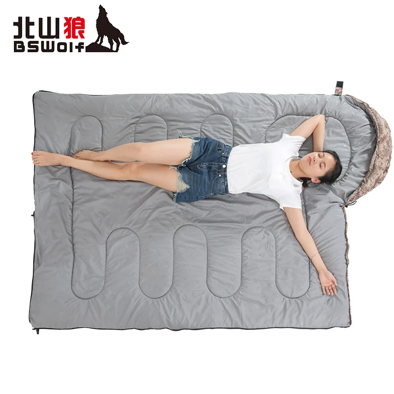 BSWolf Профессиональный спальный мешок камуфляж Многофункциональный Конверт