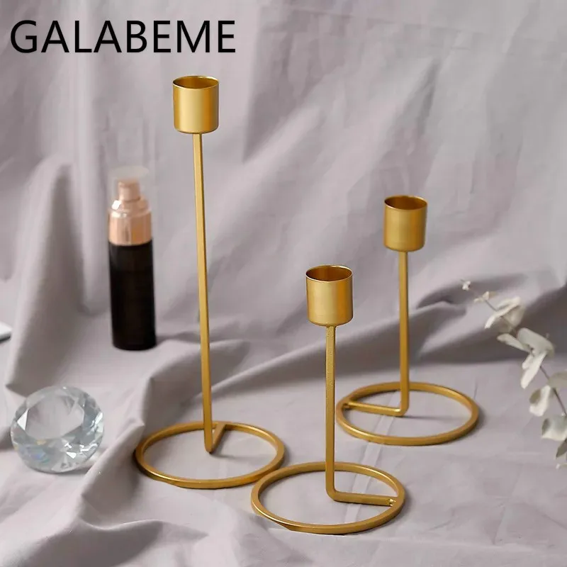 Galabeme 2PC Wedding Favor Home Decor Tea Light Candle Holder Candlestick DIY Party favors for Guest | Дом и сад