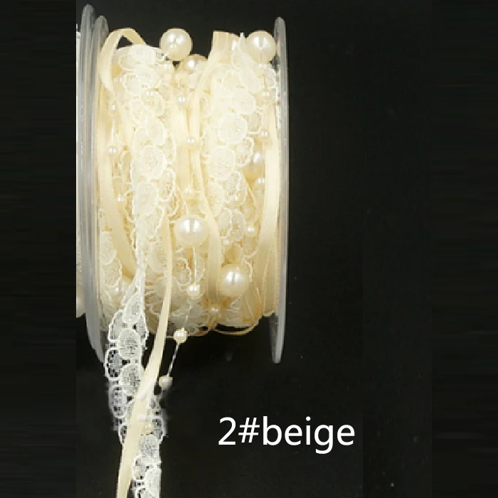 Искусственный жемчуг кружева белый крем для вечеринки дня рождения Свадебные DIY