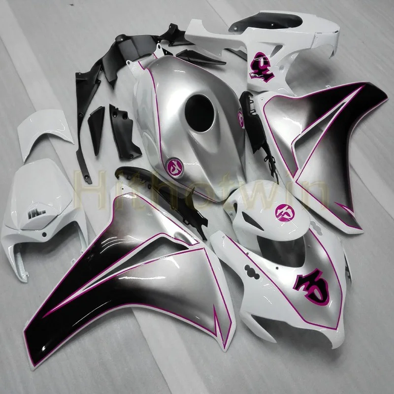 K Пользовательские мотоциклетные Чехлы для HONDA CBR1000RR 2008 2009 2010 2011 CBR 1000 RR Обтекатели+ Botls+ литьевая форма белого цвета - Цвет: K