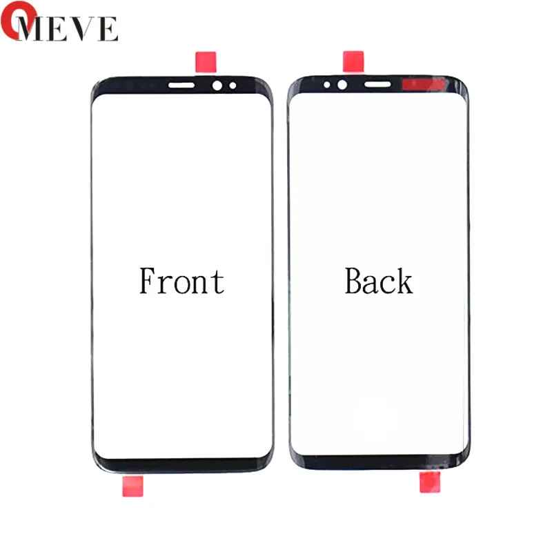 Оригинальная передняя Экран Стекло Внешний объектив для samsung Galaxy S8 S9 G9600 G950 G950F S8 плюс Note8 N9500 изогнутые ЖК-дисплей реконструкция