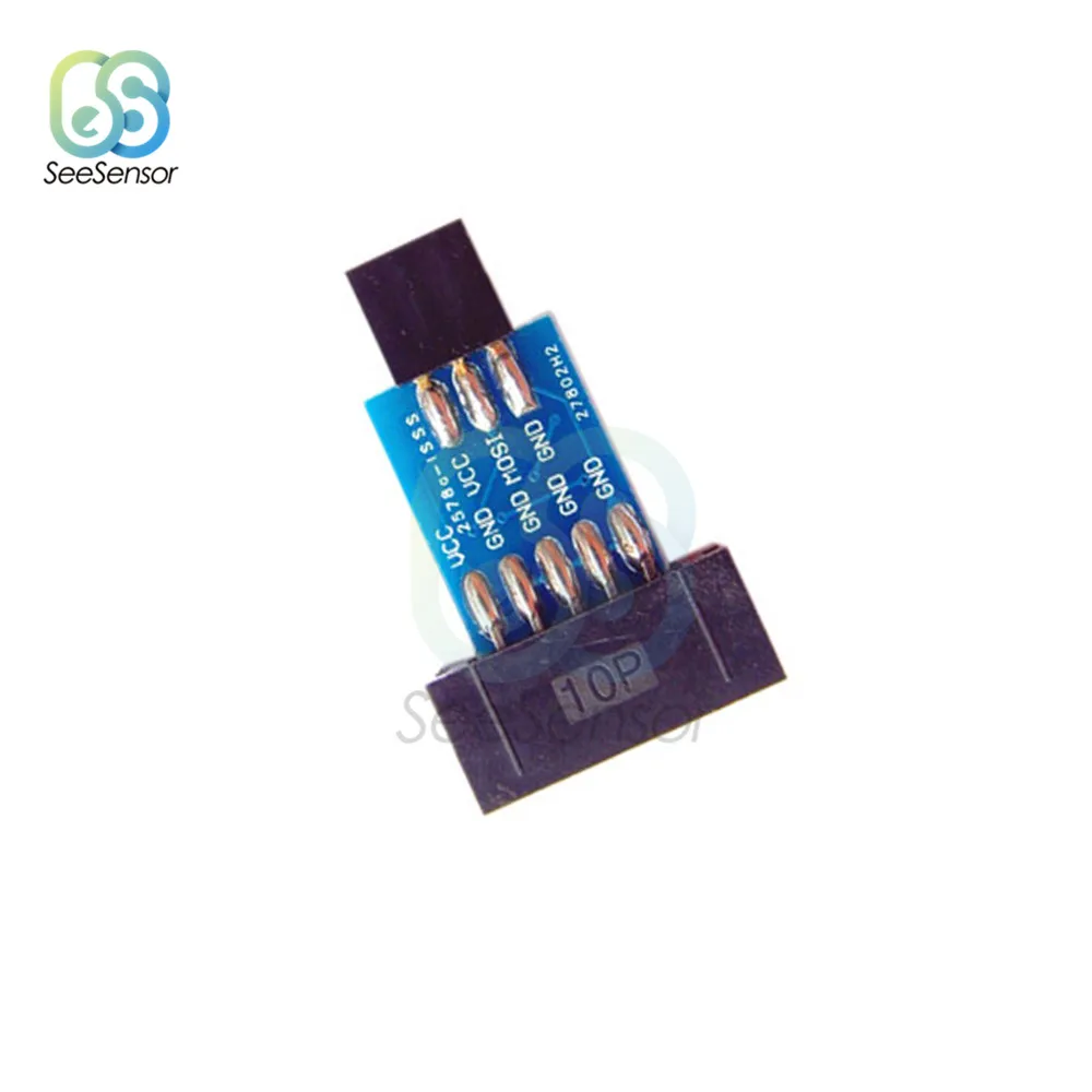 Преобразователь 10 контактов в 6 для стандартной платы адаптера ATMEL STK500 AVRISP USBASP ISP