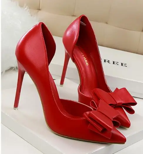 Новые модные женские туфли-лодочки пикантные свадебные туфли на высоком каблуке