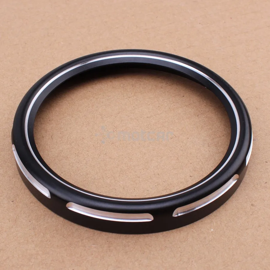 Мотоцикл черный алюминиевый СТЕРЕО акцент + спидометр динамик отделка кольцо