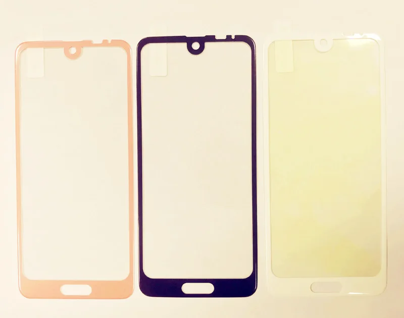 

100pcs 2.5D 9H SHV42 SH-03K Full Cover Tempered Glass Screen Protector for SHARP AQUOS R2 Whole screen protective film Wholesale