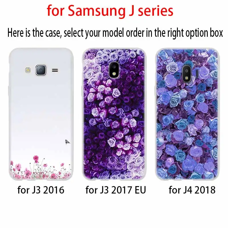 Чехол для Samsung Galaxy J6 J8 J3 J5 J7 J4 Plus 2018 2016 2017 EU Prime Pro Ace простой Лавандовый Фиолетовый
