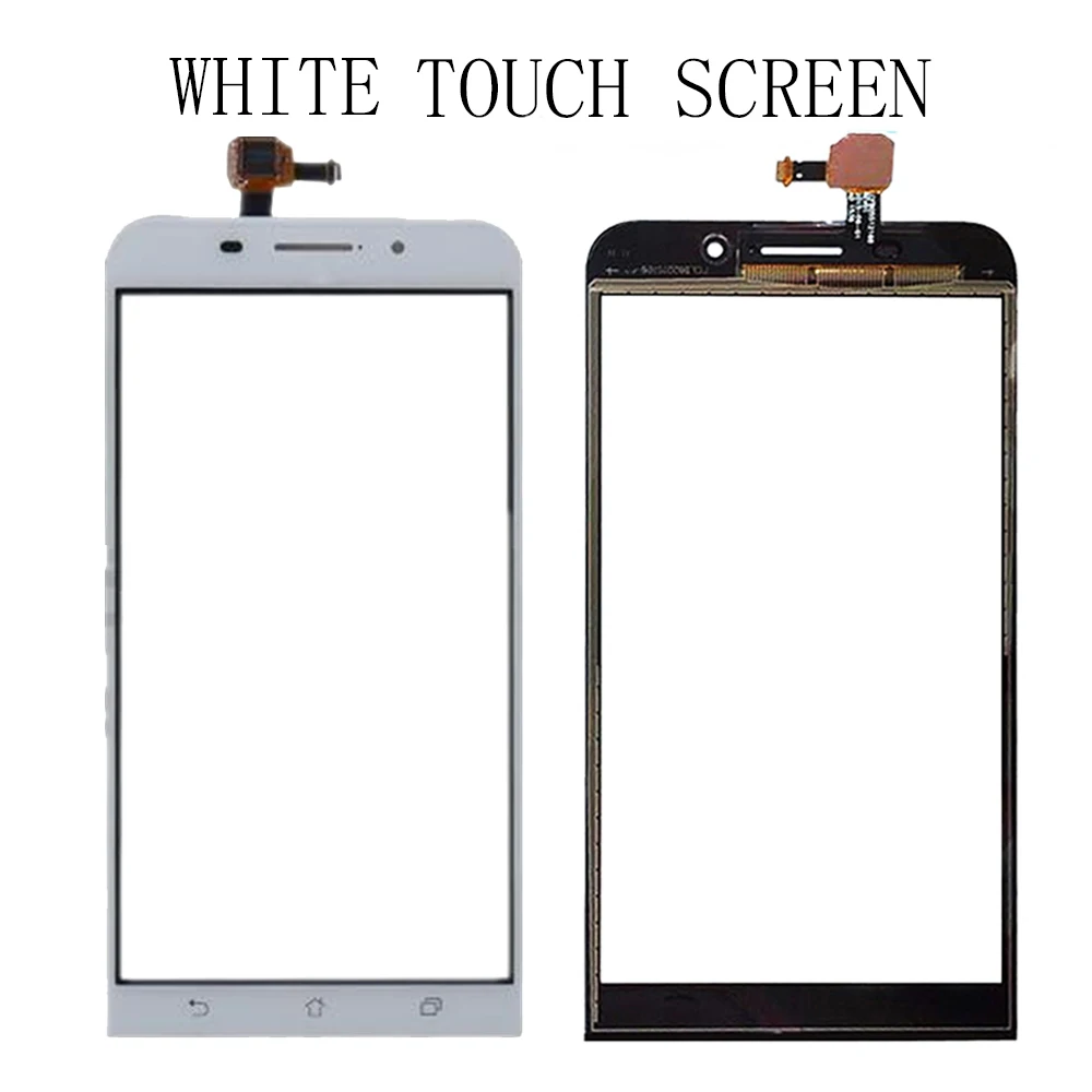White touch screen 5," для ASUS Zenfone Max ЖК-дисплей сенсорный экран с рамкой дигитайзер для ASUS Zenfone Max дисплей ZC550KL Z010DA детали матрицы - Цвет: White touch screen