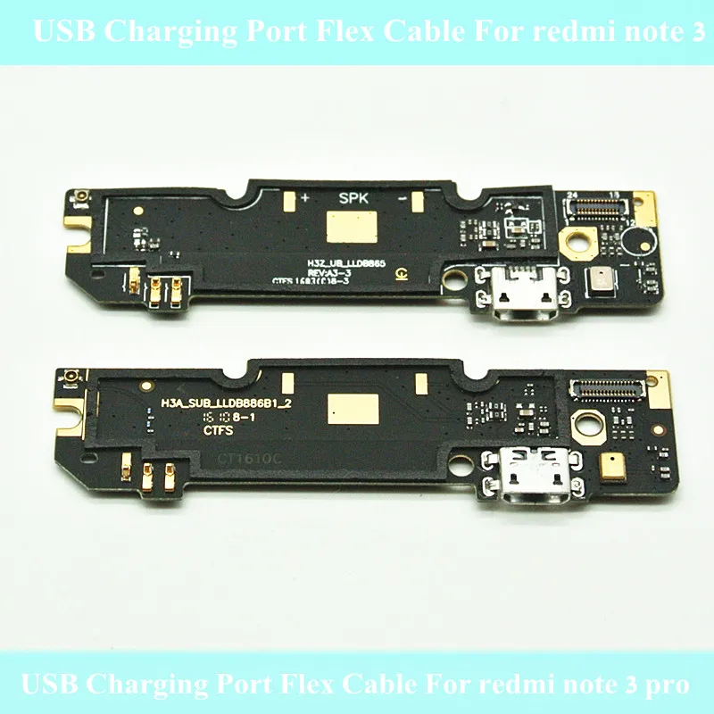Гибкий кабель для зарядки док станции Xiaomi Redmi Note3 Pro с usb портом + микрофон замены