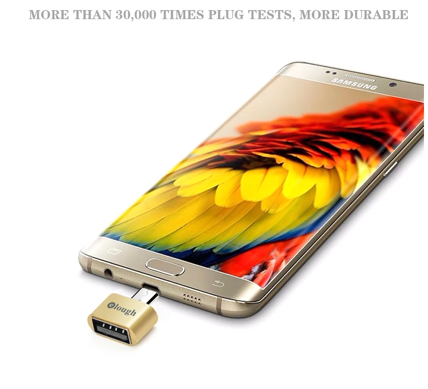 Elough OTG Micro USB адаптер для флеш-накопителя ПК OTG конвертер для samsung Xiaomi HUAWEI Microusb мобильный телефон мини OTG адаптер