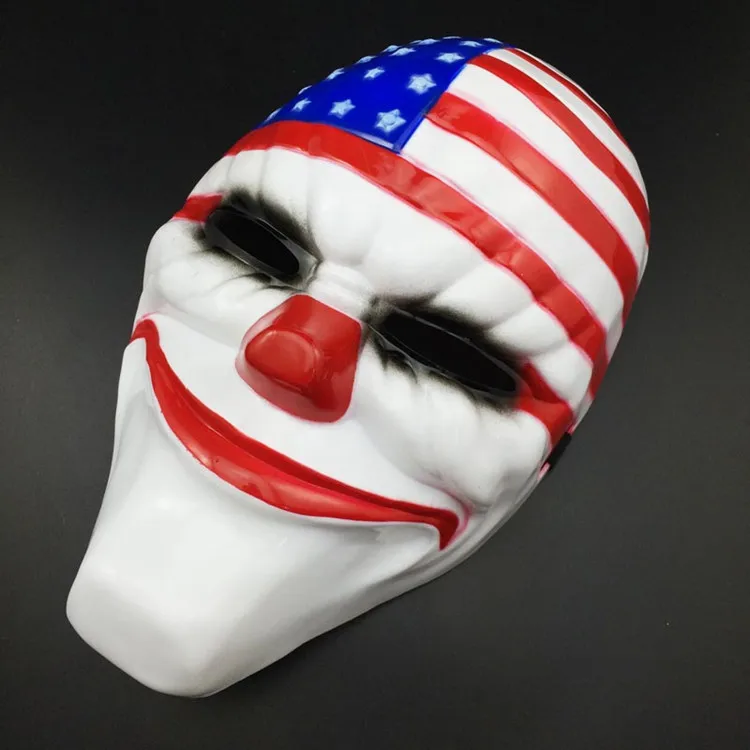 Новинка маска для лица клоуна взрослых и детей от PAYDAY 2 маскарадный костюм