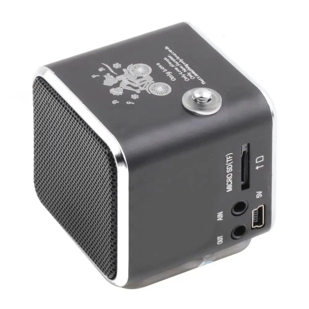 TD-V26 портативный микро TF USB мини динамик музыкальный плеер портативный FM Радио стерео mp3 телефон ноутбук MP3 MP4 плеер мини динамик