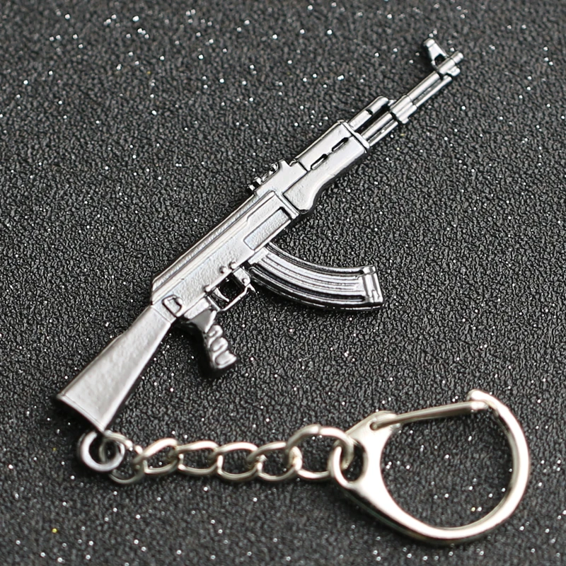 CS GO CSGO CF брелок АК 47 винтовка пистолет оружие счетчик удар крест огонь AK47 AK-47 брелок для ключей кольцо PUBG ювелирные изделия оптом