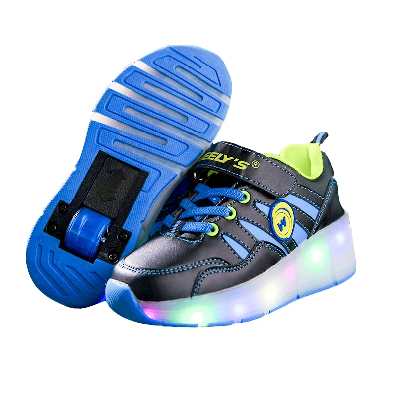Синий розовый модный светодиодный светильник для девочек и мальчиков обувь