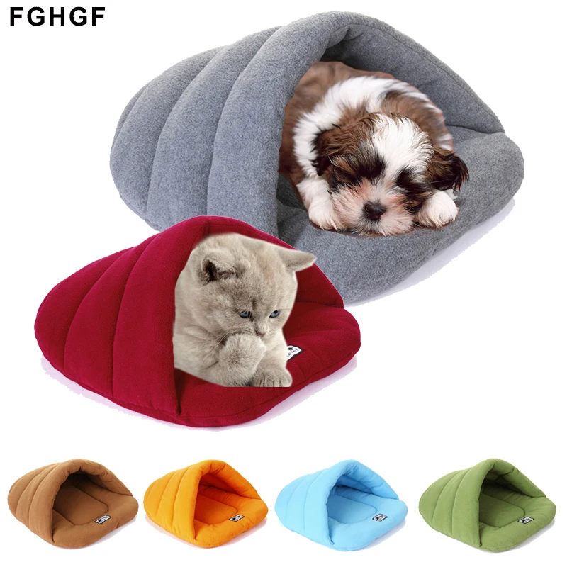 Кровати для кошек собак хлопковая кровать собаки Тедди Bichon Pekingese Snow Rena корзина