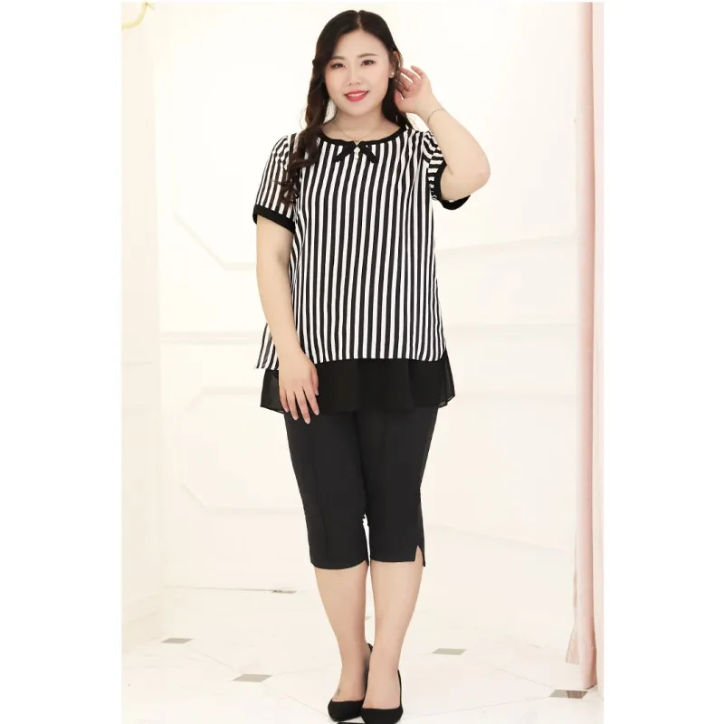 Большие размеры 10XL 9XL 8XL 4XL Российские 54 58 62 66 Женская летняя футболка Femme