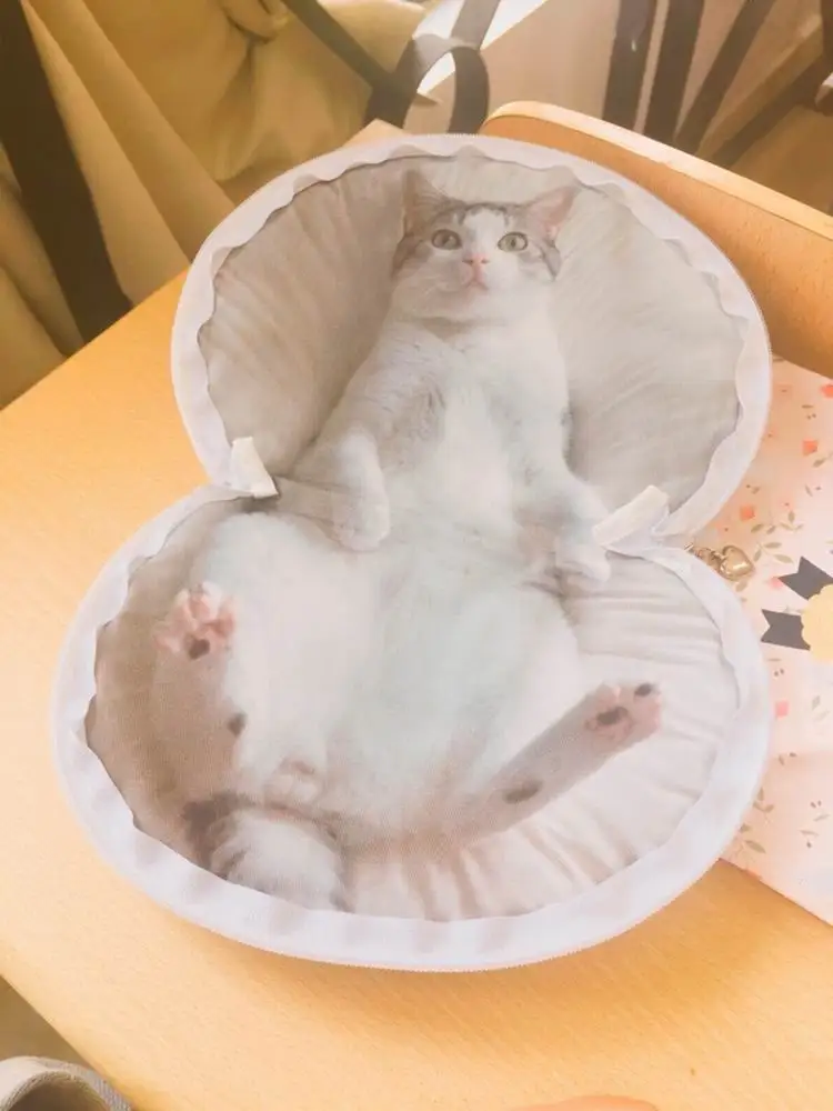Милый Кот, косметичка, 3D печать, косметичка для путешествий,, женская брендовая Новинка