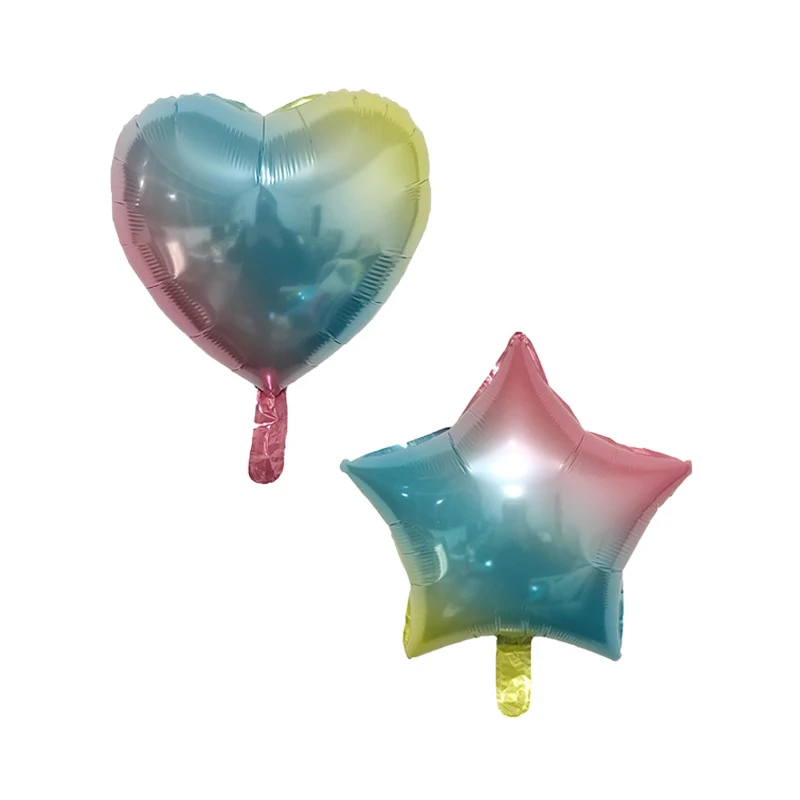 5 шт. 45X45 с надписью Rainbow Love воздушные шары &quotЗвезды&quot на свадьбу День Святого