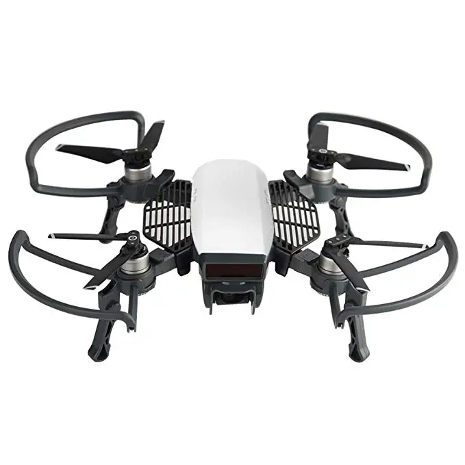 Для Dji Spark комплекты аксессуаров для дрона, защита пропеллера складной посадочный механизм, объектив солнцезащитный капюшон-козырек, защита пальцев(3 шт. в упаковке